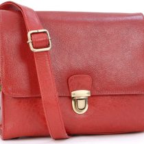 Catwalk Collection Handbags - Women's Shoulder Messenger Flap Over Bag - iPad/Tablet in Vintage Leather- DIANA