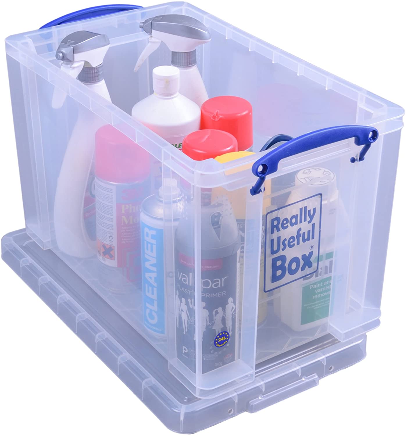 Really Useful Box Plastic Storage 24 Litre Clear,465 x 270 x 290 cm, 24 Litre x 1 - Image 3