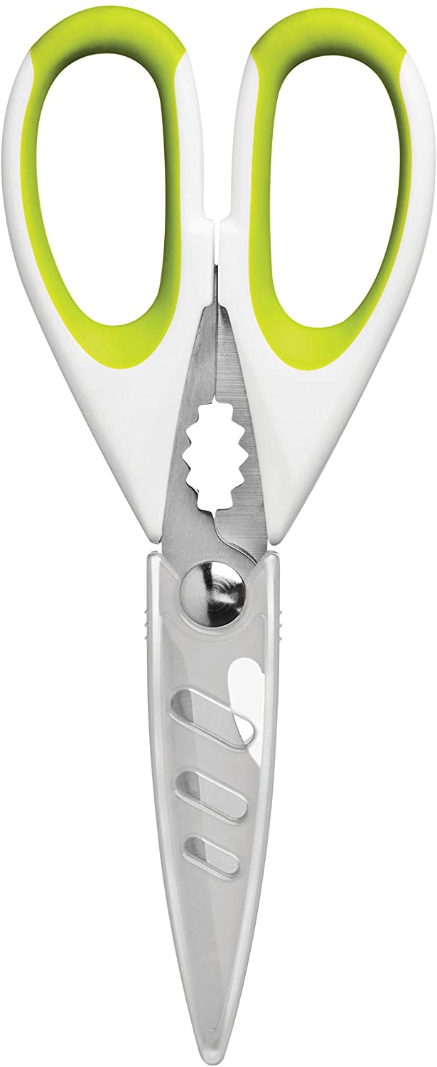 Premier Housewares Zing Scissors - Lime Green, Lime Green/White, H2 x W23 x D9cm - Image 2