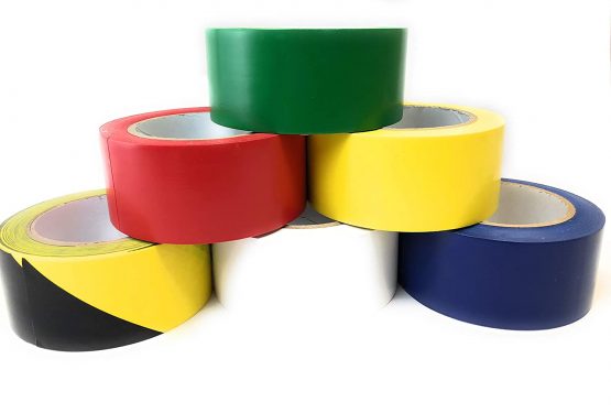 APT, (2-inch Width X 36 Yds Length) Single Roll PVC Marking Tape, Premium Vinyl Safety Marking and Dance Floor Splicing Tape, 6 mil Thick,  (2-inch Yellow & Black) - Image 2