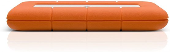 LaCie Rugged Mini 2 TB External Hard Drive Portable HDD – USB 3.0 USB 2.0 Compatible, Drop Shock Dust Rain Resistant Shuttle Drive, for Mac and PC (LAC9000298), Aluminium, Orange - Image 4