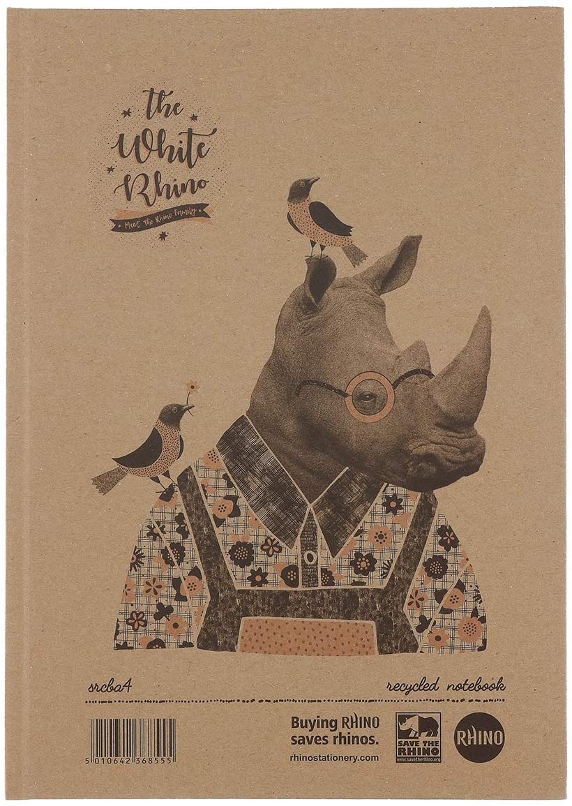 Rhino Stationery A4 Notebook, Beige - Image 2