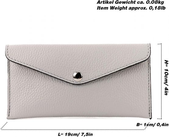 modamoda de - P03 - Italian women wallet, real leather, long - Image 3
