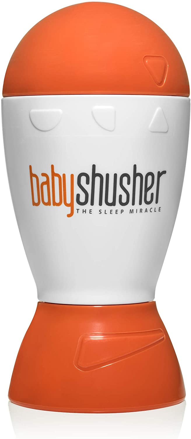 Baby Shusher - The Original Shhh Calming Sound Machine for Baby, Orange