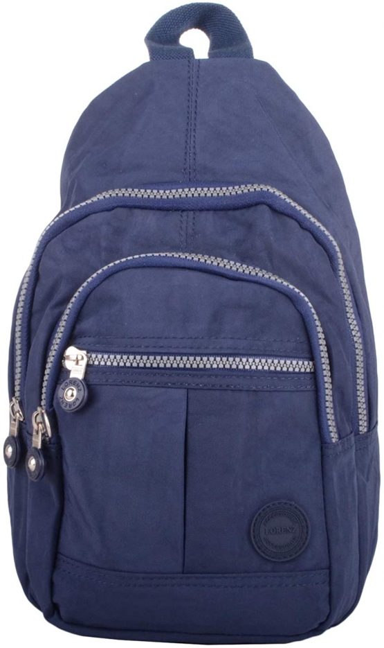 Mens/Womens Crinkled Nylon Handy Practical Tavel Ruck Sack/Back Pack