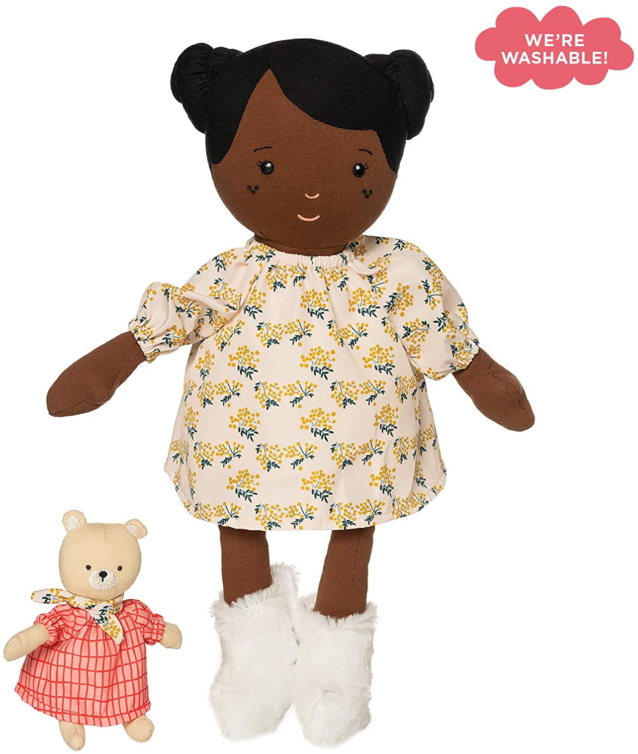Manhattan Toy Playdate Friends Harper Machine Washable and Dryer Safe 35.56cm Doll with Companion Stuffed Animal