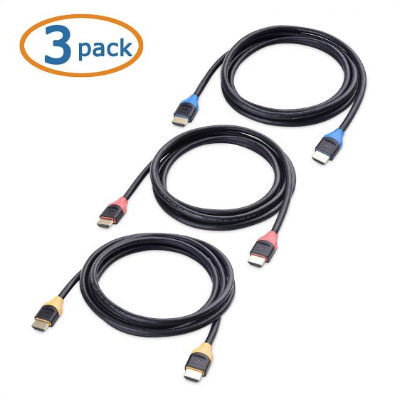 Cable Matters 3-Pack 48Gbps Ultra HD 8K HDMI Cable 2m with 8K 120Hz Video and HDR Support for PS5, Xbox Series X/S, RTX3080 / 3090, RX 6800/6900, Apple TV, and More - 2 Metres - Image 2