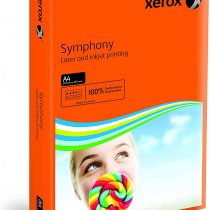 Xerox Symphony Coloured Paper Multifunctional Ream-Wrapped 80gsm A4 Orange Ref 3R93953 [500 Sheets]