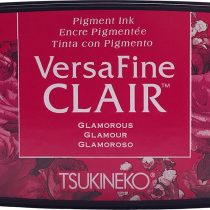 Tsukineko Glamorous Versafine Clair Ink Pad, Synthetic Material, Red, 5.6 x 9.7 x 2.3 cm