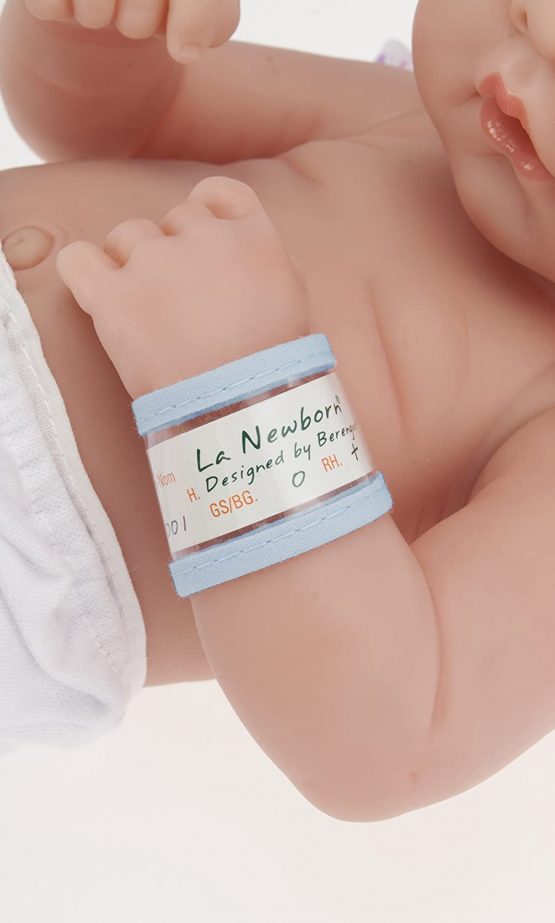 La Newborn Boutique - Realistic 14" Anatomically Correct Real Boy Baby Doll – All Vinyl “First Tear” Designed by Berenguer – Made in Spain - Image 4