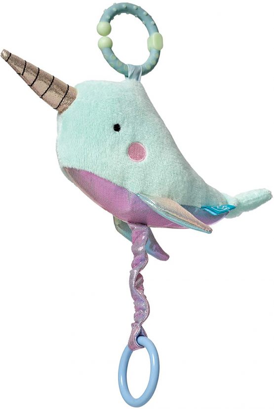 Manhattan Toy Under the Sea Narwhal Baby Teether & Travel Pull Toy - Image 3