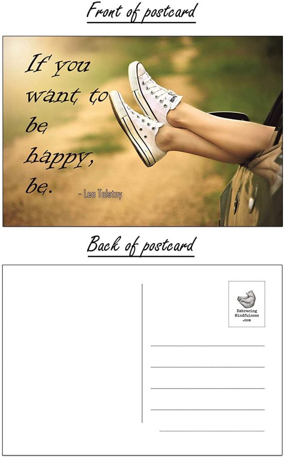 Inspirational Mindfulness Postcard Set of 40 Postcards. 40 Different Motivational and Mindful Quotes (40) - Image 2