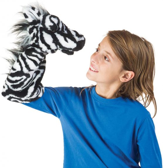 Folkmanis Puppets Zebra Stage 2565 Puppet - Image 3