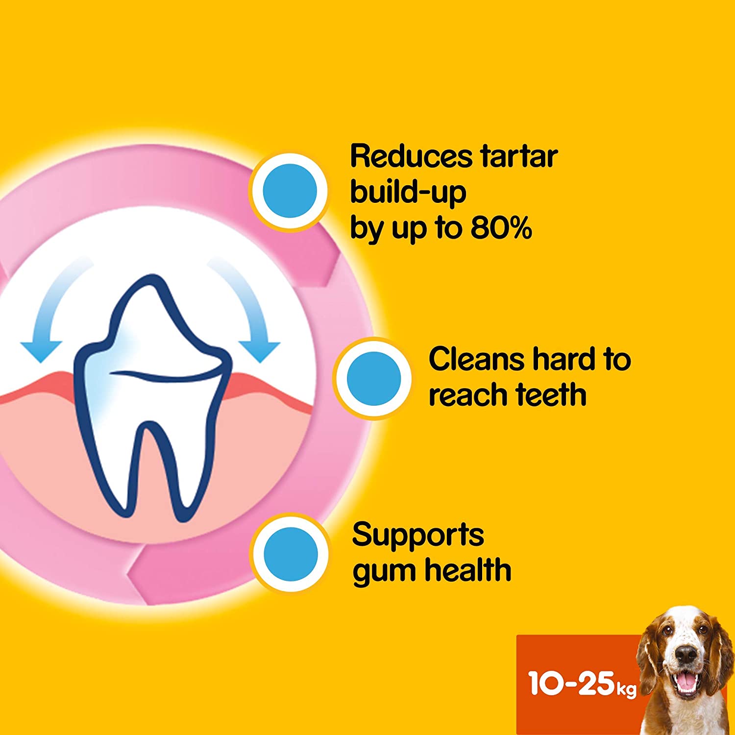 Pedigree Dentastix Medium Dog 7 Stick (Pack of 10), 180 g (Pack of 10) - Image 3
