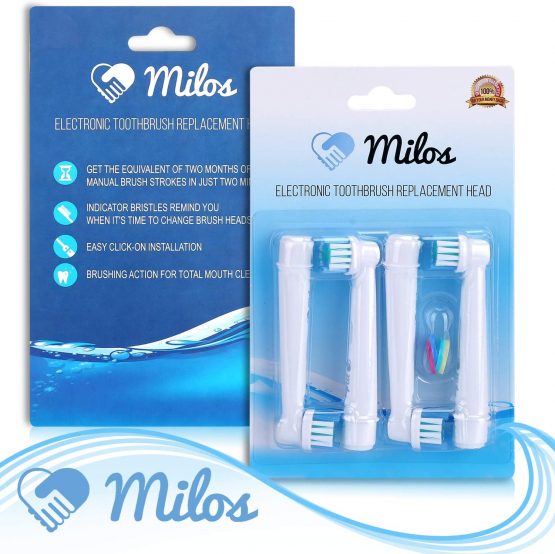Oral B Compatible Electric Toothbrush Heads - Milos for Braun Oral B Toothbrush Head Replacement 16 Pack - Image 3