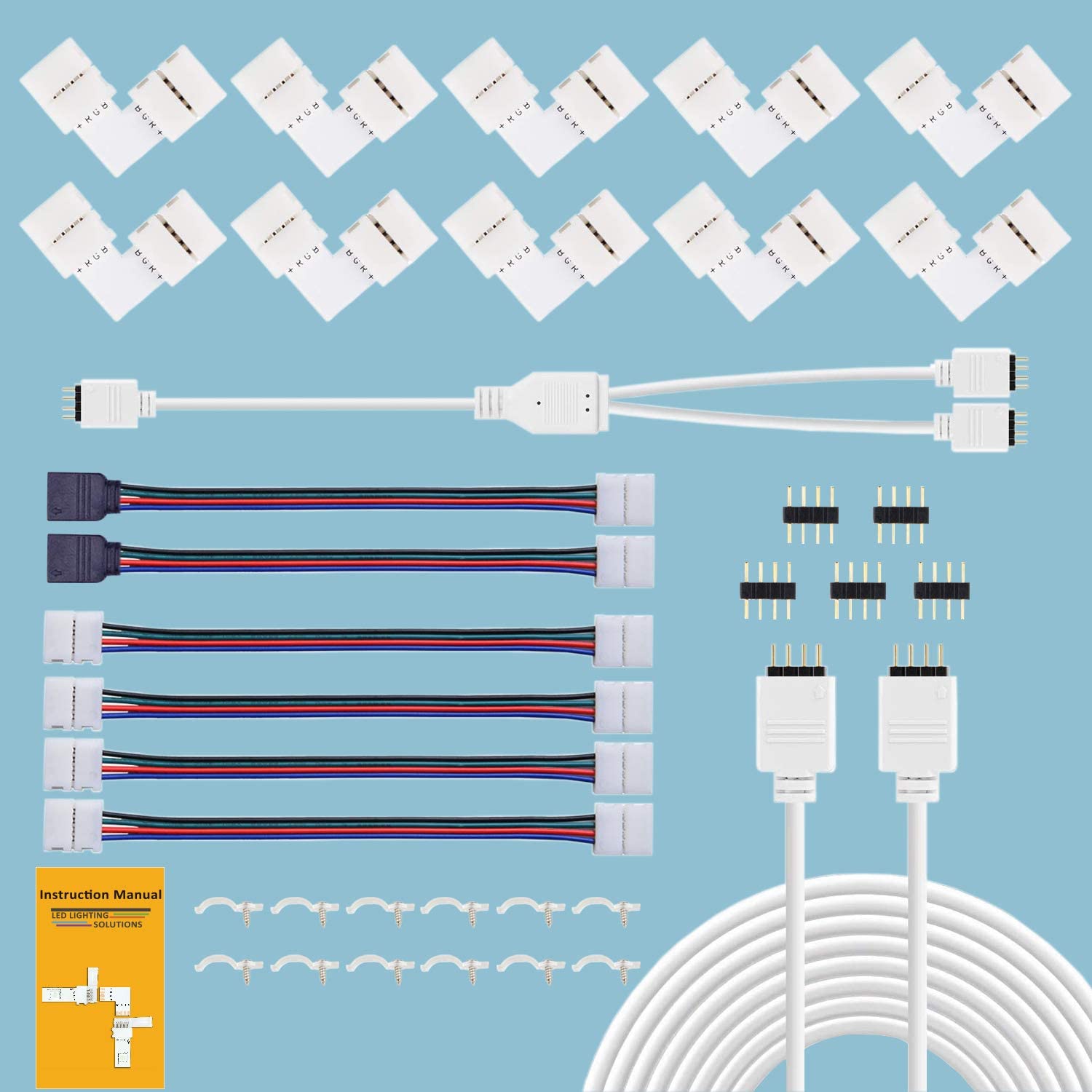REDTRON Led Strip Connectors Kit