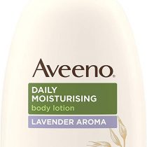 Aveeno Daily Moisturising Lotion Lavender Aroma, Moisturises for 24 hours, For Normal to Dry Skin, 300 ml