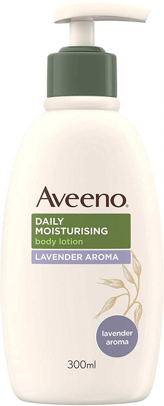 Aveeno Daily Moisturising Lotion Lavender Aroma, Moisturises for 24 hours, For Normal to Dry Skin, 300 ml