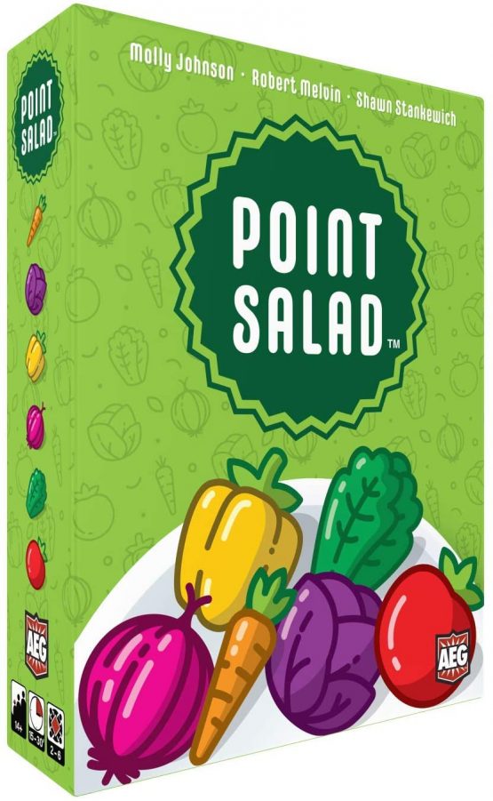 Alderac Entertainment Group | Point Salad | Board Game | Ages 8+ | 2 to 6 Players | 15 to 30 Minutes Playing Time