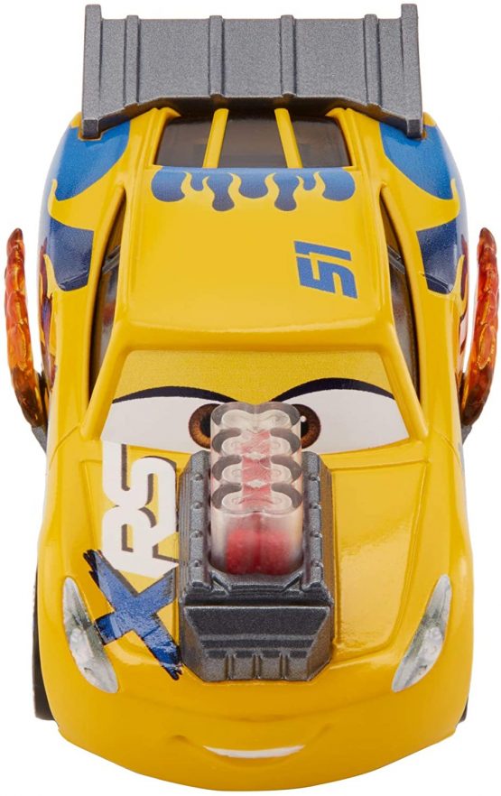 Disney Cars GFV35 Pixar's Cars XRS Drag Racing Cruz Ramirez 1:55 Scale Die-cast Vehicle, Multicoloured - Image 3