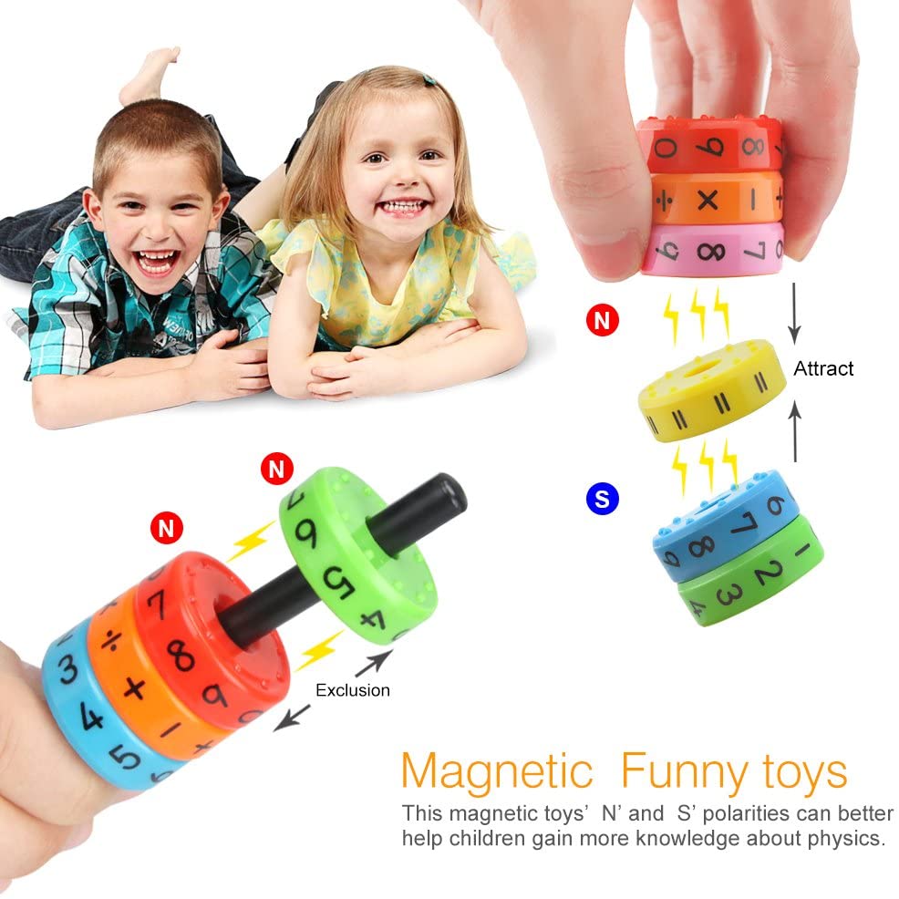 OOCOME Magnetic Arithmetic Learning Toys Math Games Math Resources Children Number Games Number Blocks Magnet Toys for Kids Children Gifts - Image 4