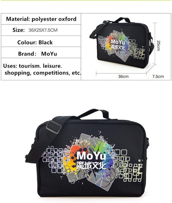 Moyu Carrying Case Box Storage Bag Portable Handbag Shoulder Bag for Magic Cubes Game Tourism Traveling - Image 2