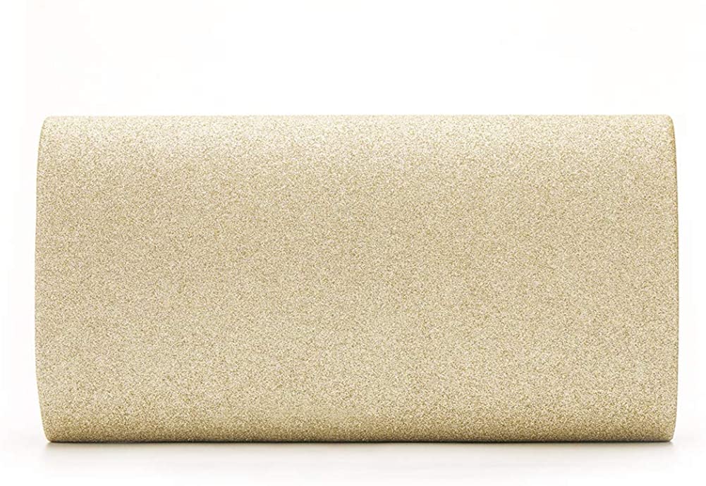 Fioeyr Women Clutch Bag Elegant Sequins Evening Clutch Purse Envelope Chain Shoulder Bags Sparkly Evening Bridal Prom Party Handbag Purse - Image 3