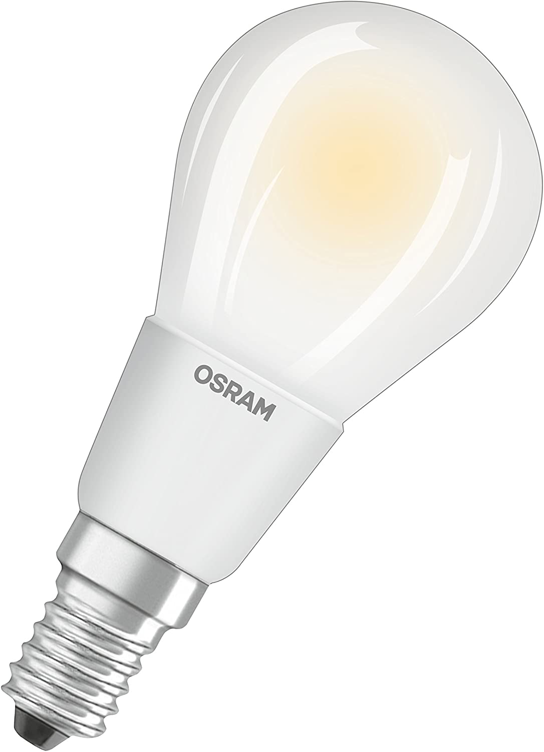 Osram Drop Shape Superstar Classic P LED Lamp, Glass, Warm White, E14, 4.5 W, Set of 1 - Image 2