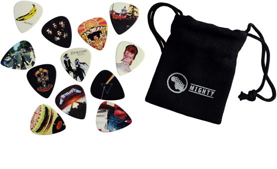 12 X Classic Albums Guitar Picks Set Guitar Plectrums For