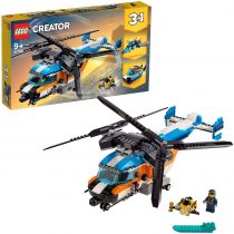 LEGO 31096 Creator 3in1 Twin Rotor Helicopter Toy, Jet and ROV Submarine Set