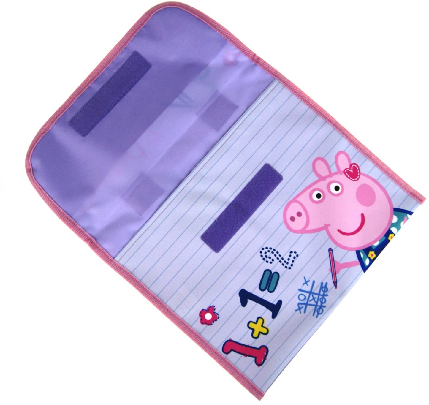 Girls Peppa Pig Primary School Reading Book Bag, Lilac - Image 3