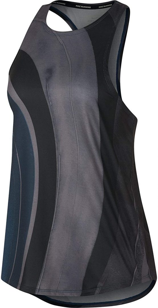 Nike Women's Eva Tank Top, Gunsmoke/Reflective Silv, X-Large