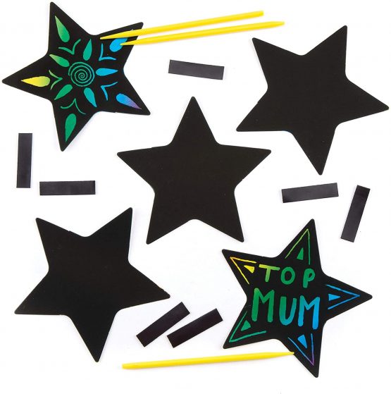 Star Scratch Art Magnets (Pack of 10) - Image 4