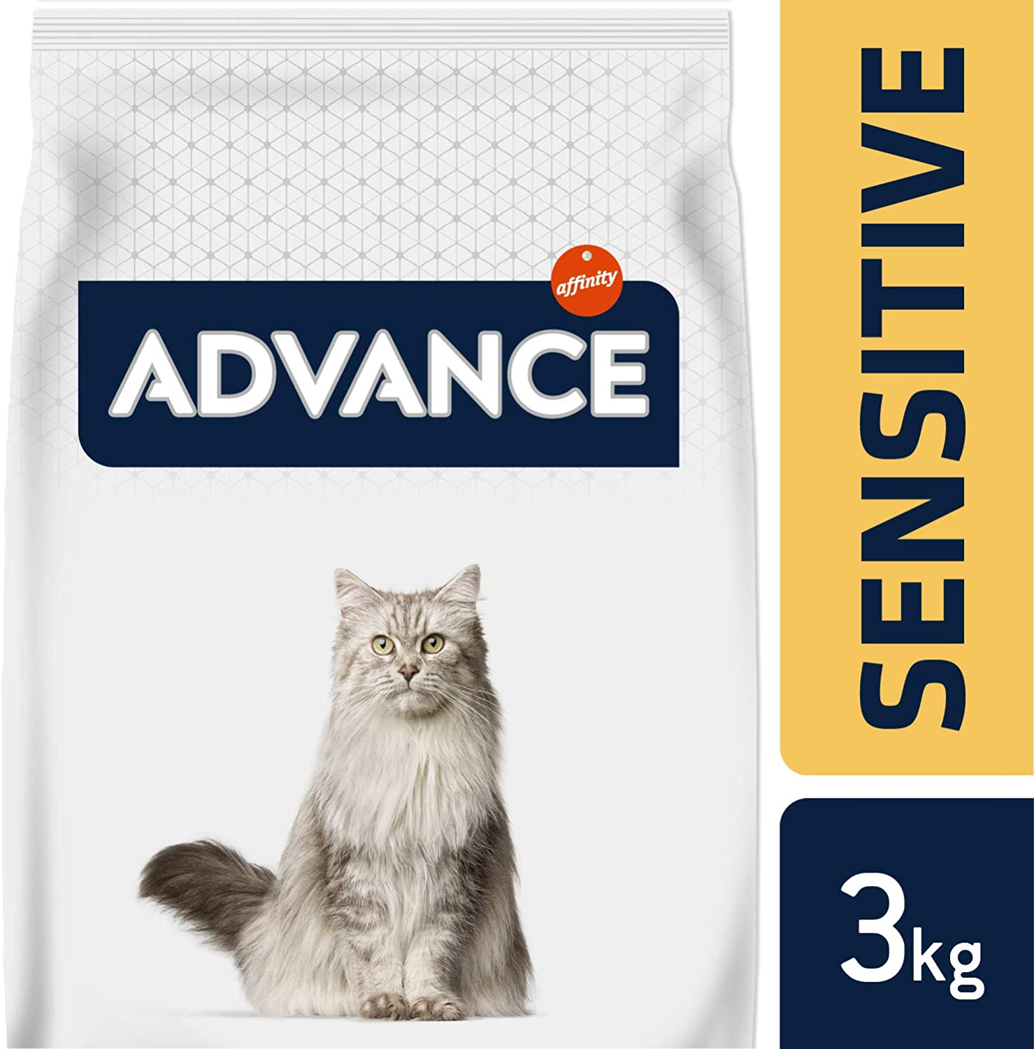 ADVANCE Adult salmon and rice dry food cat, pack of 1 (1 x 3 kg), 3 kg (Pack of 1) - Image 3