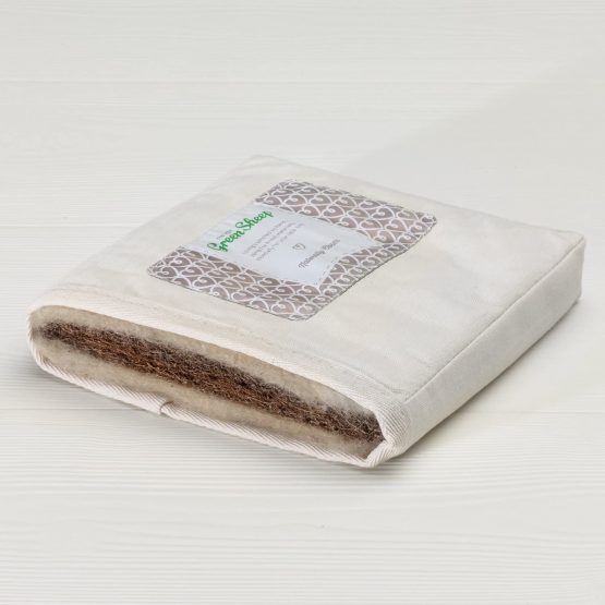The Little Green Sheep Natural Mamas and Papas Moses Basket Mattress (30 cm x 67 cm) - Image 2