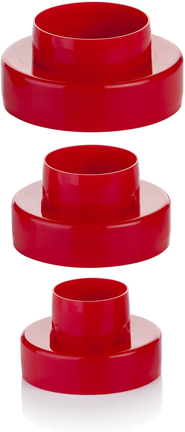 Tescoma Double-Sided Cookie Cutters Circles, 6 Sizes Delicia, Assorted, 20 x 12 x 4.5 cm
