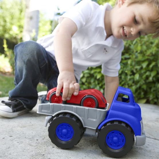 Flatbed Truck with Race Car - Image 3