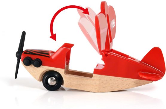 BRIO World Safari Airplane for Kids Age 3 Years Up - Compatible with all BRIO Railway Sets & Accessories - Image 3