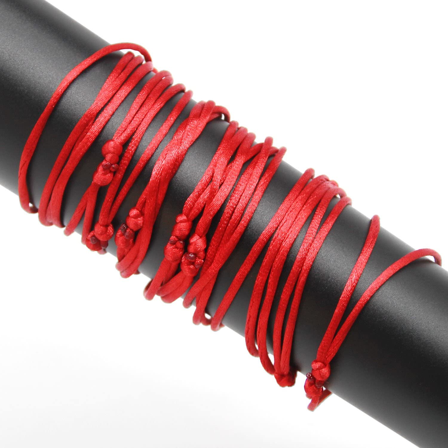 Zhichengbosi 10PCS Handmade Red Bracelet, Adjustable Red Bracelet String, Good for Prosperity and Success - Image 4