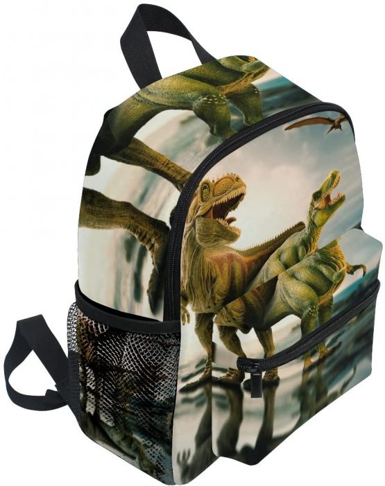 ISAOA Rocker Unicorn Children's Backpack for Boys,Kid's Schoolbag for Kindergarten Preschool Toddler Baby Nursery Travel Bag with Chest Clip (Blue) - Image 2