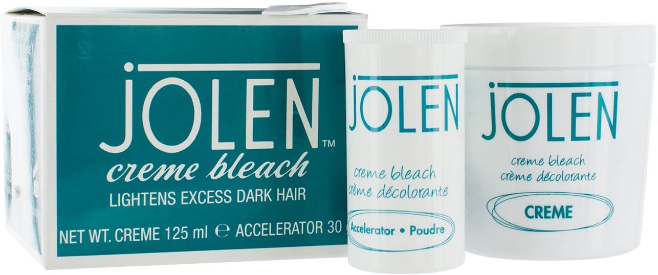 Jolen Crème Bleach Lightens Dark Hair. Original Formula for Face and Body Hair. 125ml, WHITE, 125 ml (Pack of 1) - Image 2