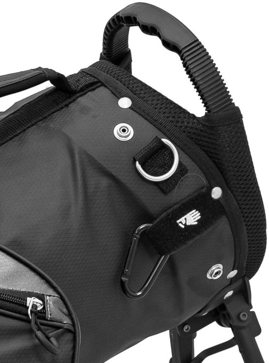 Longridge 7" Tri Lite Bag, Black/Silver - Image 4
