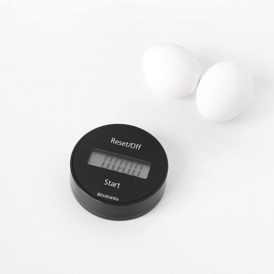 Brabantia 121968 Tasty+ Magnetic Kitchen Timer, Dark Grey - Image 2
