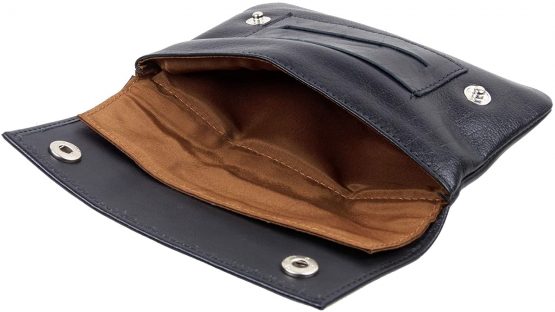 Oakridge Leather Tobacco Pouch Black - Image 4