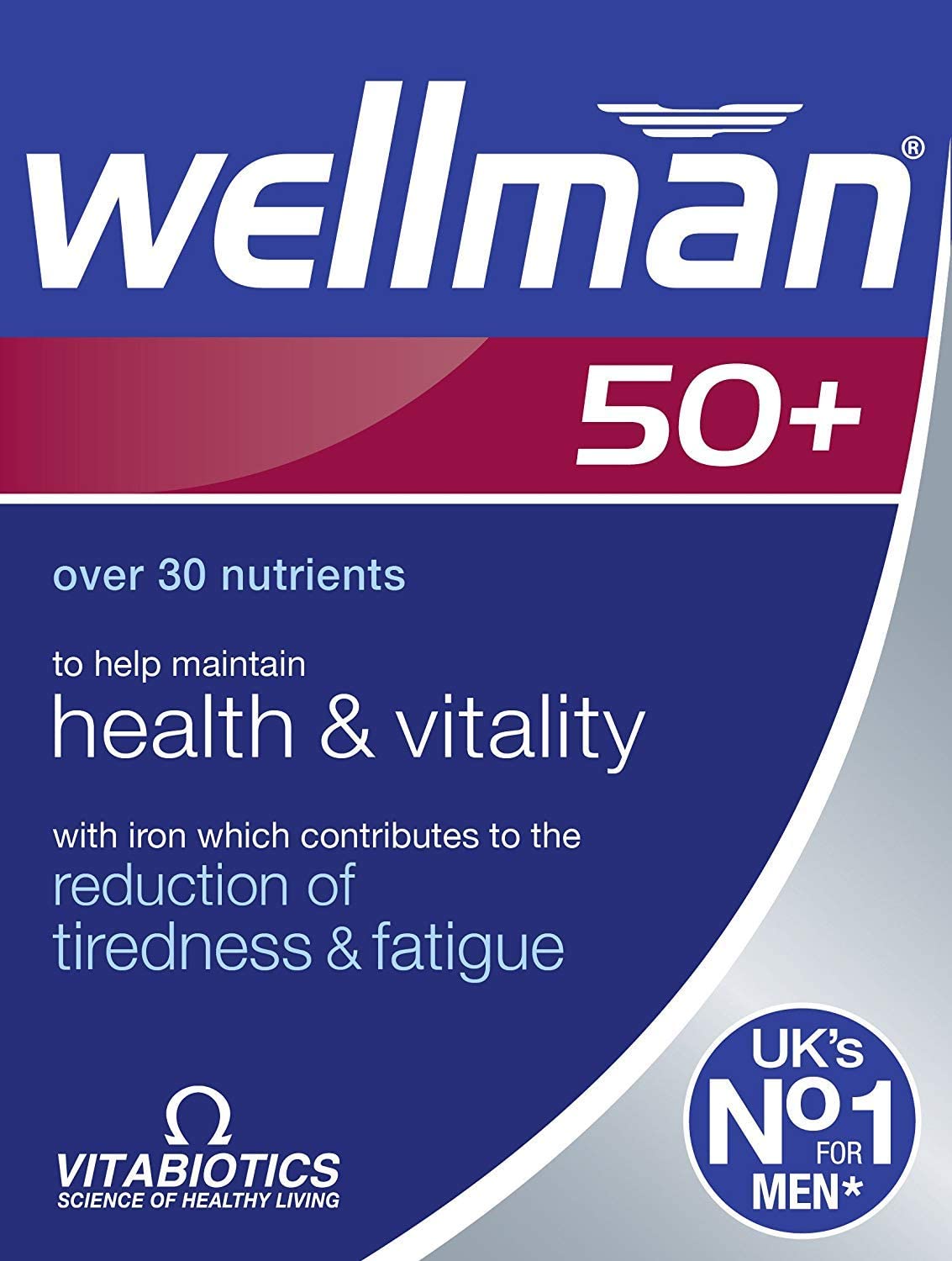 Multivitamin for Men Over 50 Years, New, 30 count (Pack of 1)