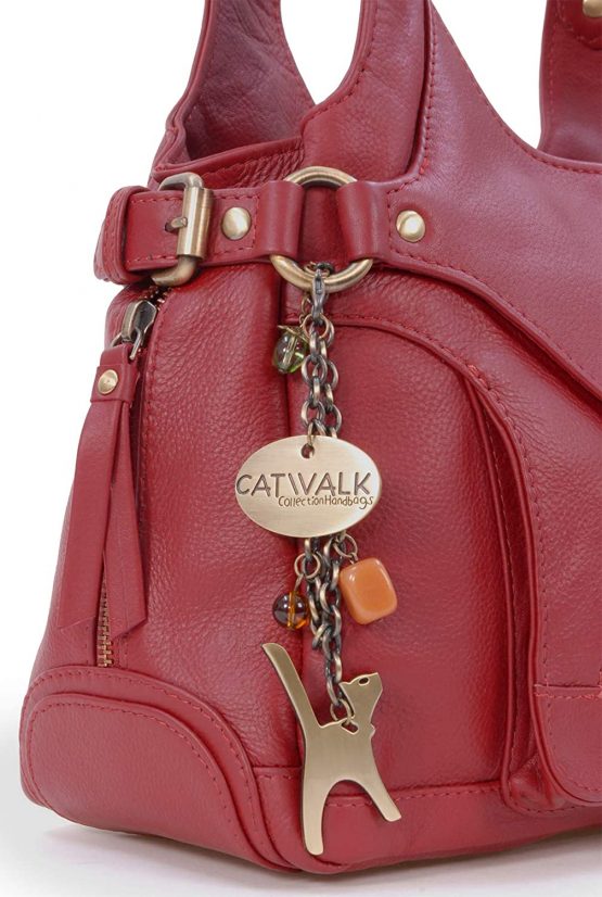 Catwalk Collection Handbags - Women's Leather Top Handle/Shoulder Bag - ROXANNA - Image 3