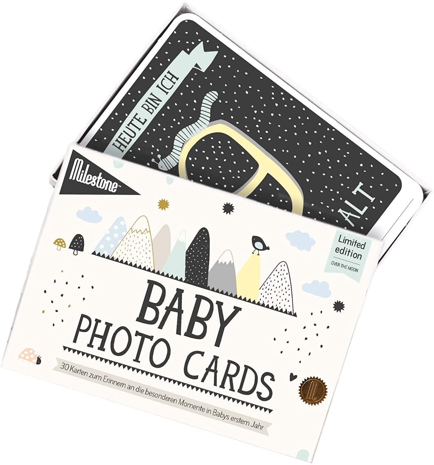 Milestone cards in different designs, Over the moon, 15 x 21 cm - Image 4