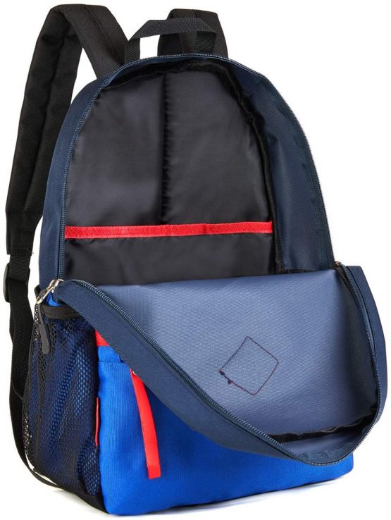 HawLander Kids Backpack, School Bag for Boys Aged 3 to 6 Years, with Chest Strap, Navy Blue - Image 4