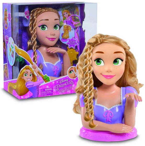 STYLING HEAD Disney Rapunzel Deluxe Bust with 13 Accessories for Styling and Make-Up Your Disney Princess - Image 4