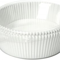 Dexam 17841132 17 x 6.5 cm 18 cm Round Cake Liners Siliconised Paper, Pack of 50, Aluminium, White, 18cm